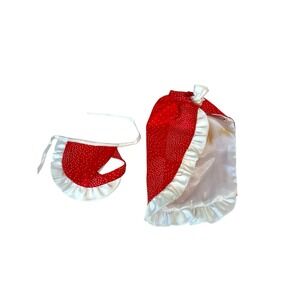 1984 Barbie Twice As Nice Red Skirt & Top 4821 Outfit Superstar 80's Vintage